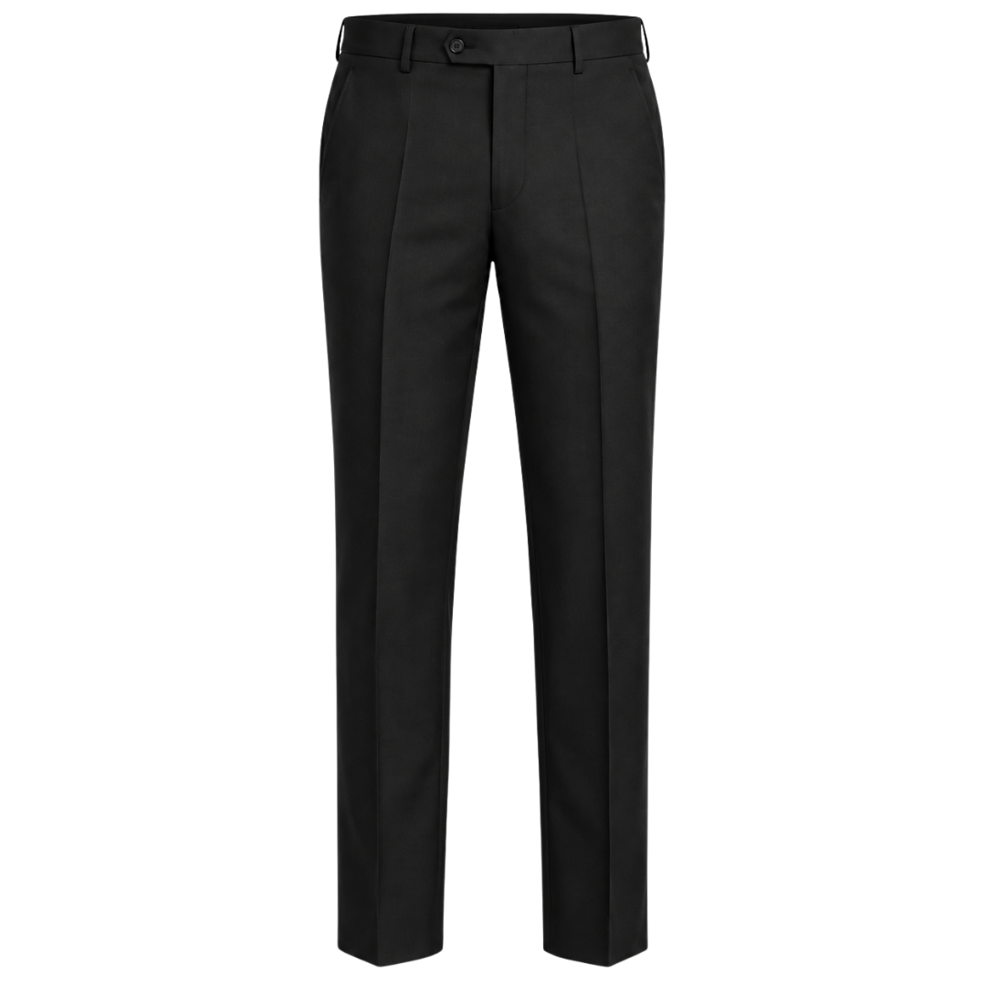 Tailored Black Wool Formal Trousers | Pranny Jankins
